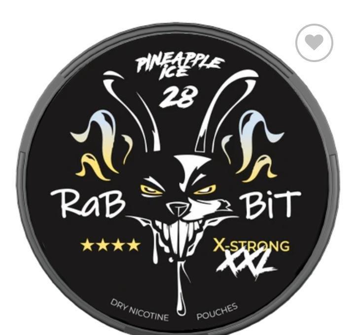 Rabbit Nicotine Pouches 20mg/26mg- Pineapple Ice