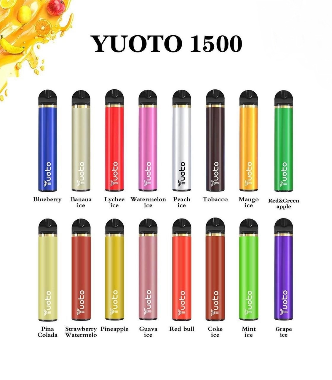 Yuoto Disposable Vape 1500 Puffs 900mAh