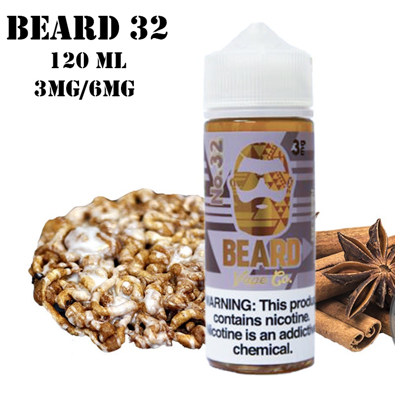 Beard No 32 E-Juice 120ml 3mg