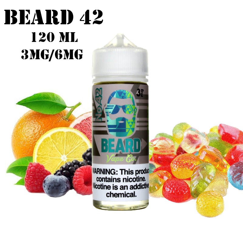 Beard No 42 E-Juice 120ml 3mg