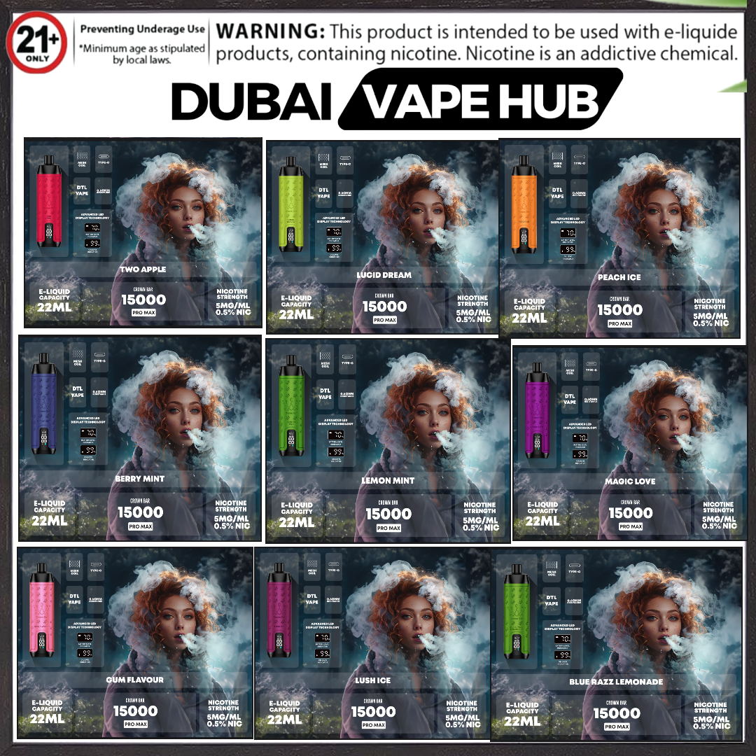 Al Fakher Crown Bar 15000 Puffs Pro Max Disposable Vape