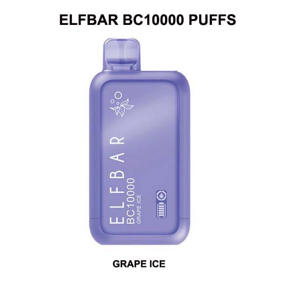 Elf Bar BC10000 Puffs Disposable Vape 5%- Grape Ice