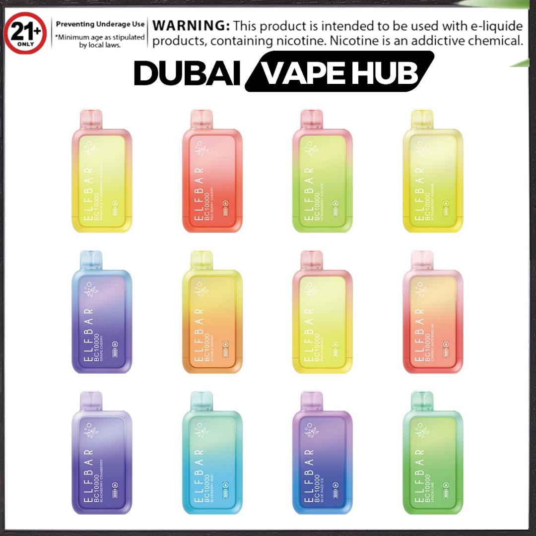 Elf Bar BC10000 Puffs Disposable Vape 5% In DUBAI