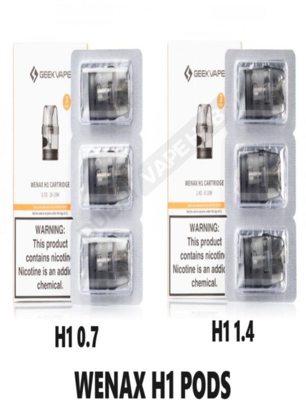 Geekvape Wenax H1 Replacement Pods 3pcs/pack