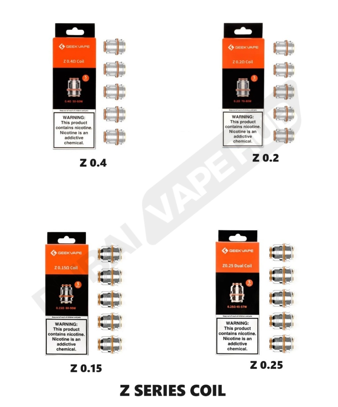 GeekVape Z Series Coils 5Pcs /Pack