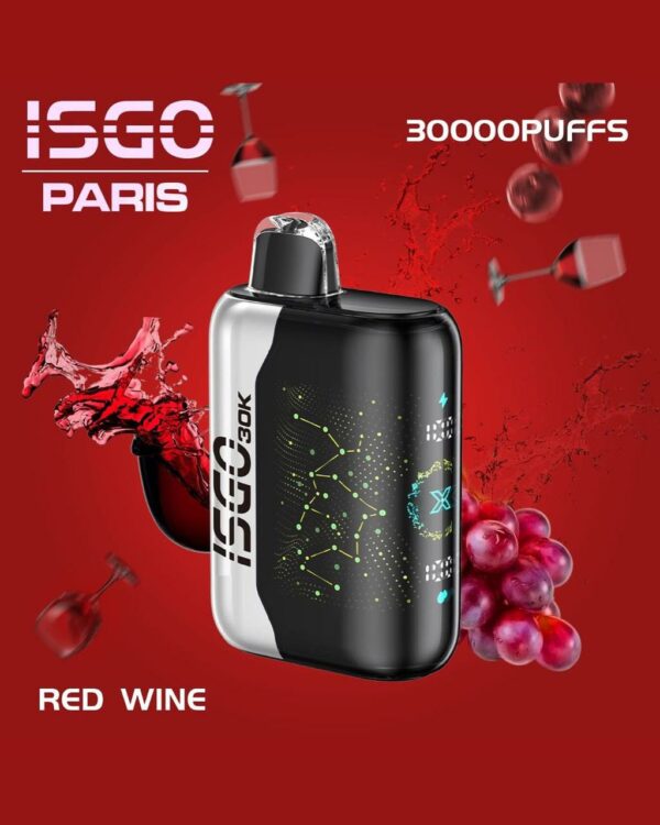 ISGO Paris X 30000 Puffs Disposable Vape- Red Wine