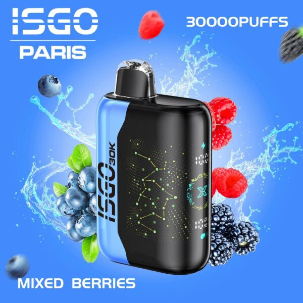 ISGO Paris X 30000 Puffs Disposable Vape- Mixed Berries