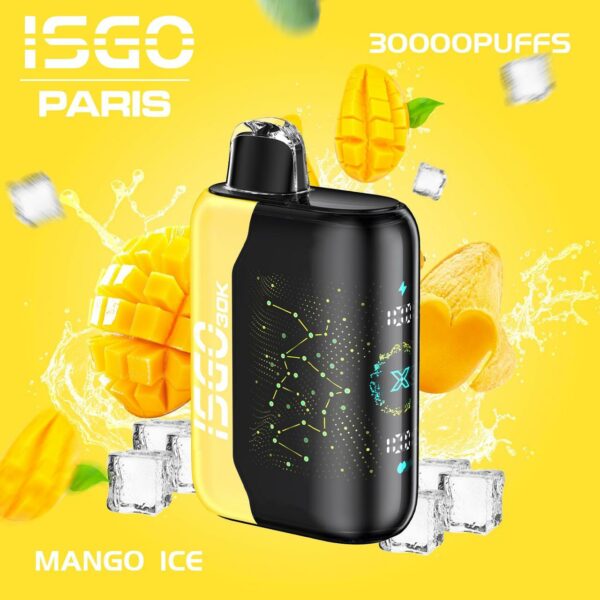 ISGO Paris X 30000 Puffs Disposable Vape- Mango Ice