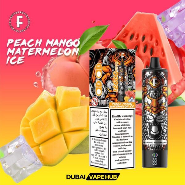 FRUTTO 18000 Puffs Disposable Vape- Peach Mango Watermelon Ice