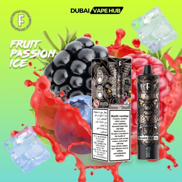 FRUTTO 18000 Puffs Disposable Vape- Passion Fruit Ice