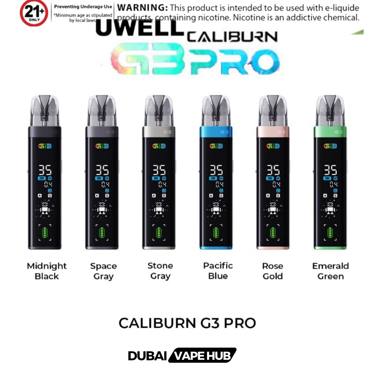 Uwell Caliburn G3 Pro Pod System Kit In UAE