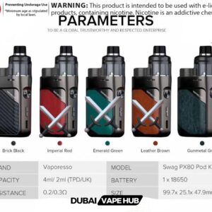 Vaporesso Swag Px 80 Pod Mod Kit