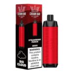 Al Fakher Crown Bar 8000 Puffs Dtl Disposable Strawberry Punch in Dubai