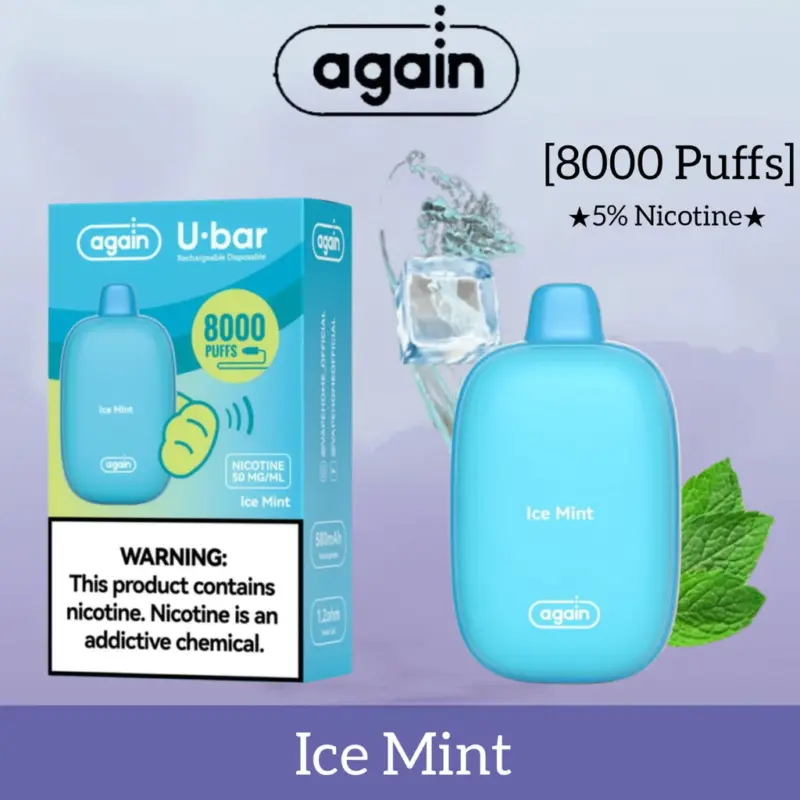 Again U Bar 8000 Puffs Disposable Vape Vape Shop Dubai Disposable Vape Dubai Uae 8