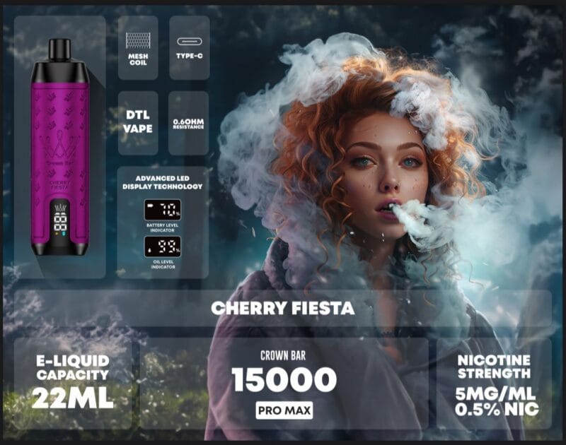 Al Fakher Crown Bar 15000 Puffs Pro Max Disposable Vape In Uae Vape Shop Dubai Disposable Vape Dubai Uae 18