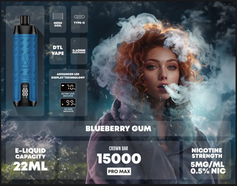 Al Fakher Crown Bar 15000 Puffs Pro Max Disposable Vape In Uae Vape Shop Dubai Disposable Vape Dubai Uae 8