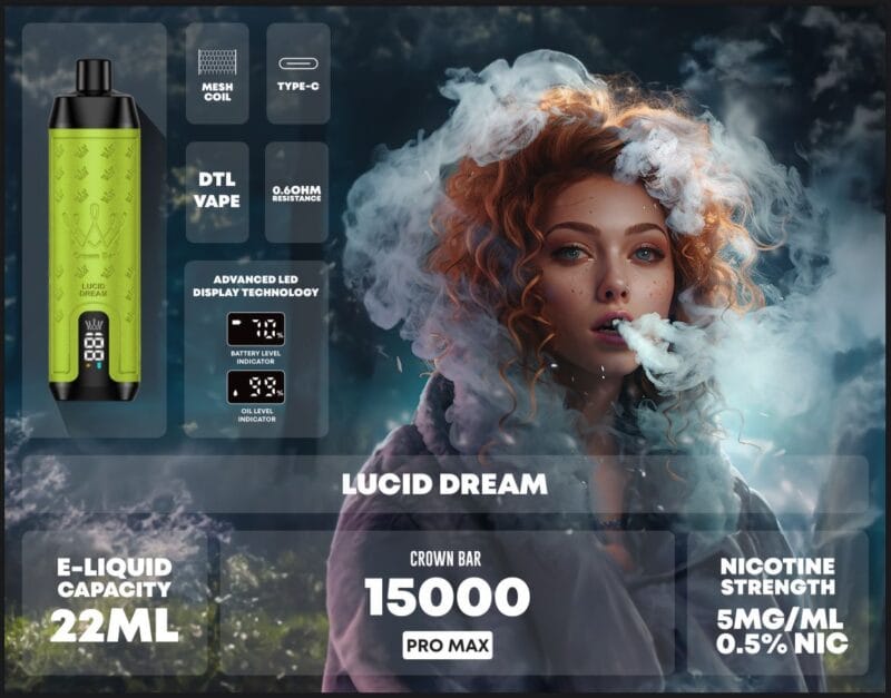 Al Fakher Crown Bar 15000 Puffs Pro Max Disposable Vape In Uae Vape Shop Dubai Disposable Vape Dubai Uae 9