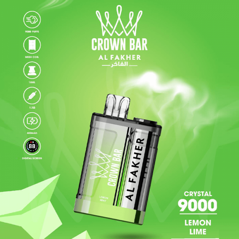 Al Fakher Crystal Crown Bar 9000 Puffs Disposable Vape Vape Shop Dubai Disposable Vape Dubai Uae 2