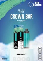 Crown Bar 8000 Disposable Vape- gum Mint