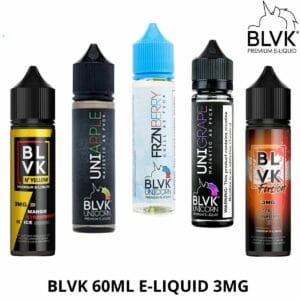 Blvk 60ml 3mg E Liquid Vape Juice In Uae Vape Shop Dubai Disposable Vape Dubai Uae