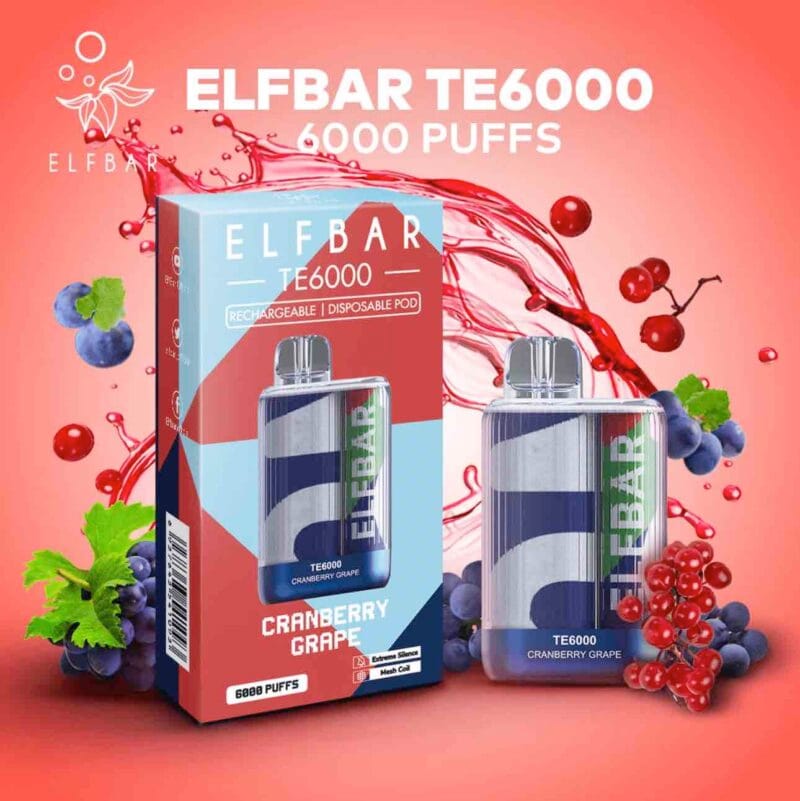 Elfbar Te6000 Puffs Disposable Vape Best In Uae Vape Shop Dubai Disposable Vape Dubai Uae 3