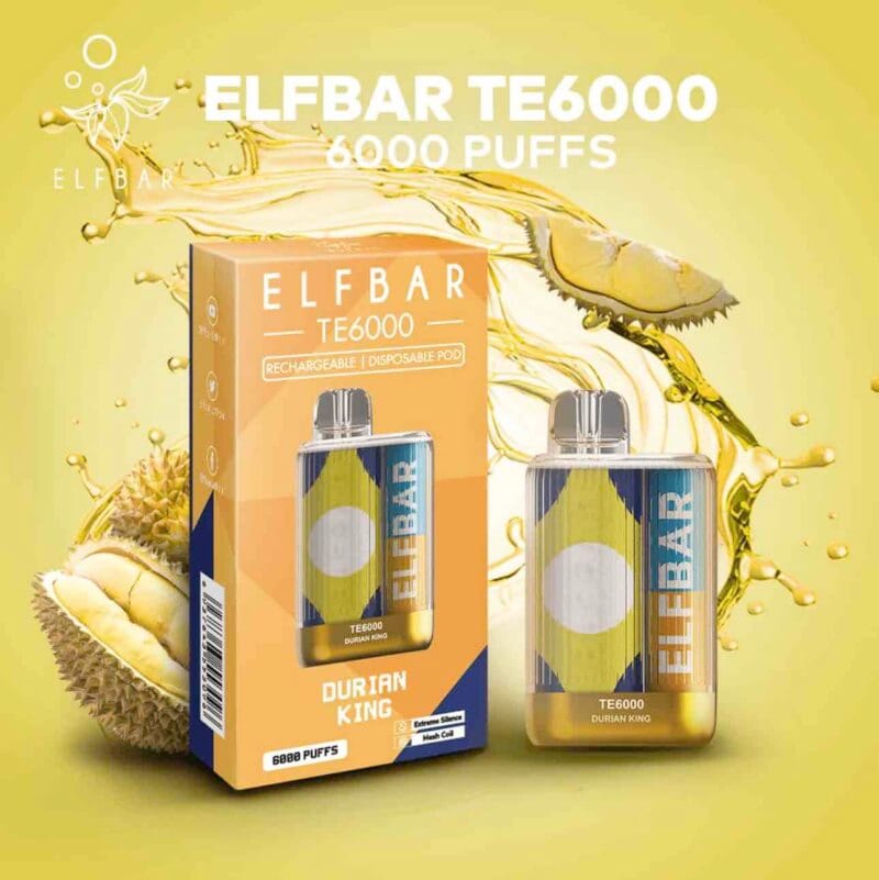 Elfbar Te6000 Puffs Disposable Vape Best In Uae Vape Shop Dubai Disposable Vape Dubai Uae 4