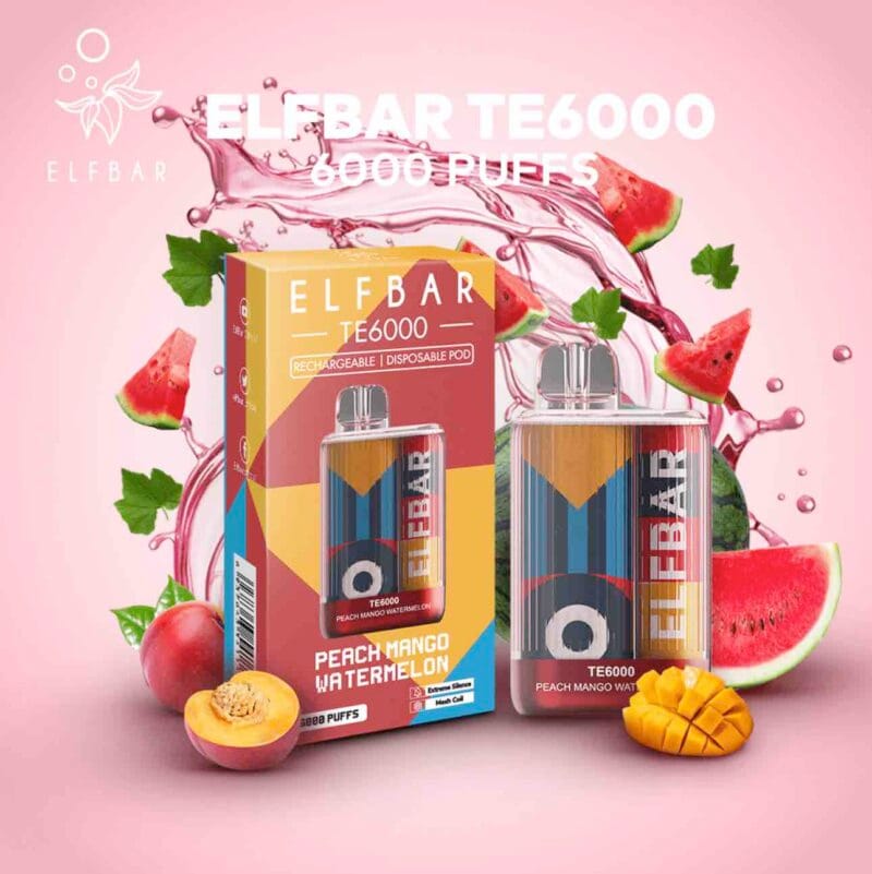 Elfbar Te6000 Puffs Disposable Vape Best In Uae Vape Shop Dubai Disposable Vape Dubai Uae 5