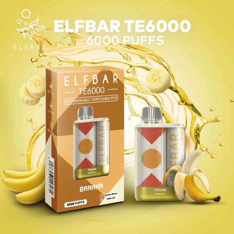 Elfbar Te6000 Puffs Disposable Vape Best In Uae Vape Shop Dubai Disposable Vape Dubai Uae