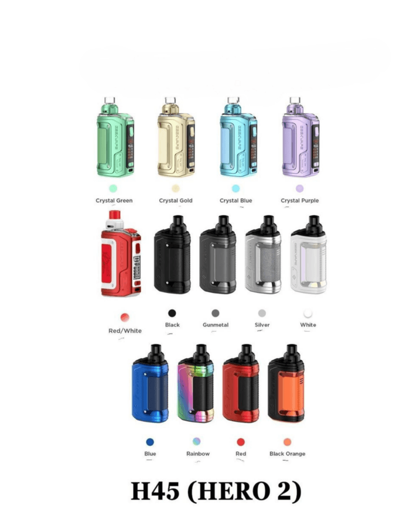 Geekvape H45 Classic Pod Aegis Hero 2 Best In Uae Vape Shop Dubai Disposable Vape Dubai Uae