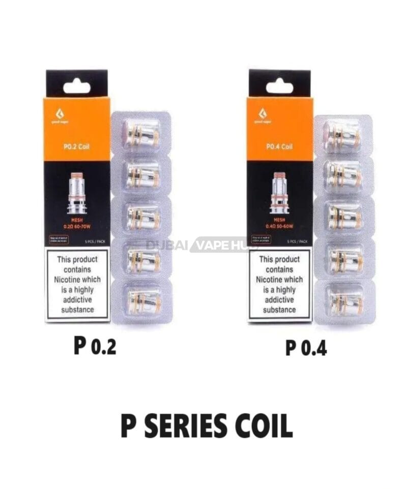 Geekvape P Series Coils 5pcs Pack Best In Uae Vape Shop Dubai Disposable Vape Dubai Uae