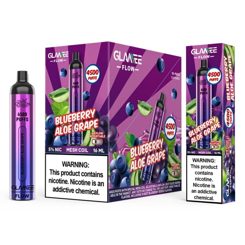 Glamee Flow 4500 Puffs Disposable Vape Device Vape Shop Dubai Disposable Vape Dubai Uae 2