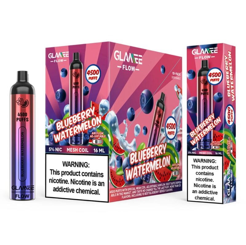 Glamee Flow 4500 Puffs Disposable Vape Device Vape Shop Dubai Disposable Vape Dubai Uae 6