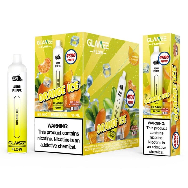 Glamee Flow 4500 Puffs Disposable Vape Device Vape Shop Dubai Disposable Vape Dubai Uae 7