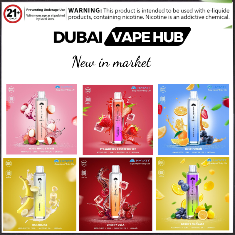 Hayati Pro Max 4000 Puffs 20mg Disposable Vape Best In Uae Vape Shop Dubai Disposable Vape Dubai Uae