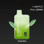 Nerd Fire 10000 Puffs Disposable Vape- Fresh Mint