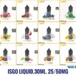 Isgo 30ml Saltnic E-Liquid 25mg / 50mg