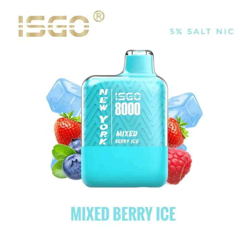 Isgo New York 8000 Puffs Disposable Vape In Uae Vape Shop Dubai Disposable Vape Dubai Uae 6