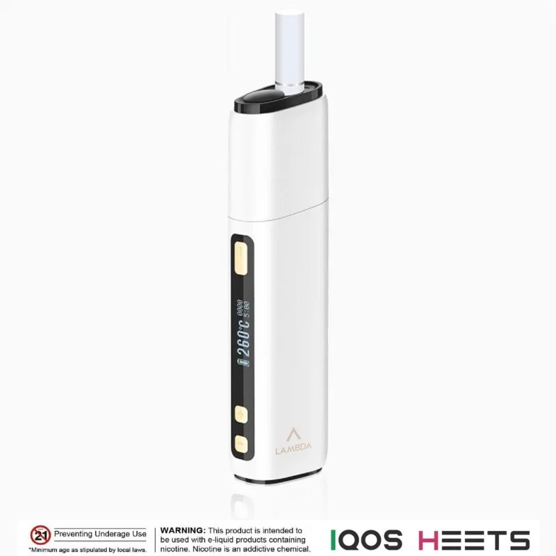 Lambda I8 White Device For Terea Heets Sticks In Dubai Uae Vape Shop Dubai Disposable Vape Dubai Uae