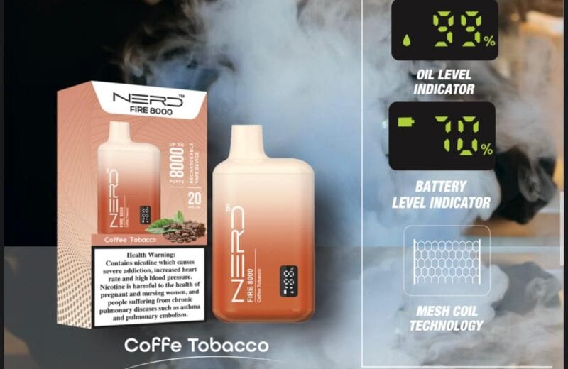 Nerd Fire 8000 Puffs Disposable Vape 2 Nicotine In Uae Vape Shop Dubai Disposable Vape Dubai Uae 10