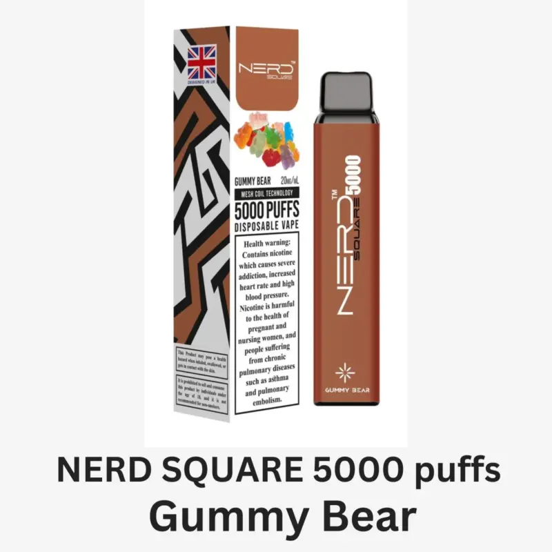 Nerd Square 5000 Puffs Disposable Vape In Uae Vape Shop Dubai Disposable Vape Dubai Uae 3