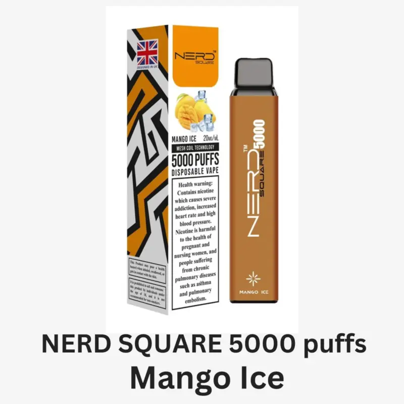 Nerd Square 5000 Puffs Disposable Vape In Uae Vape Shop Dubai Disposable Vape Dubai Uae 5