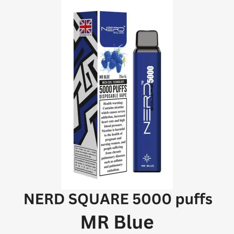 Nerd Square 5000 Puffs Disposable Vape In Uae Vape Shop Dubai Disposable Vape Dubai Uae 6