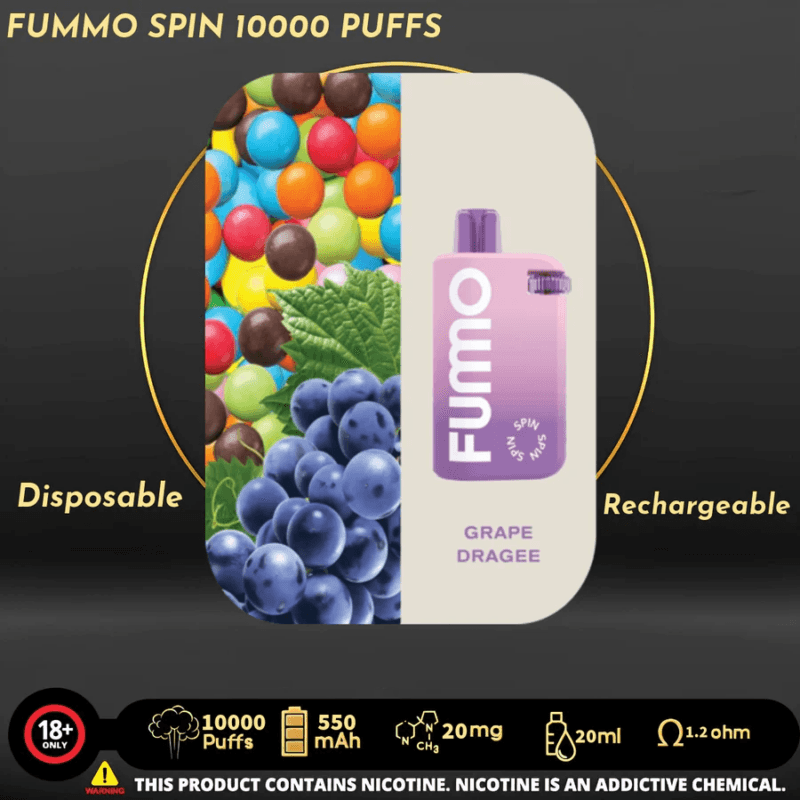 New Fummo Spin 10000 Disposable Vape Best In Uae Vape Shop Dubai Disposable Vape Dubai Uae 5