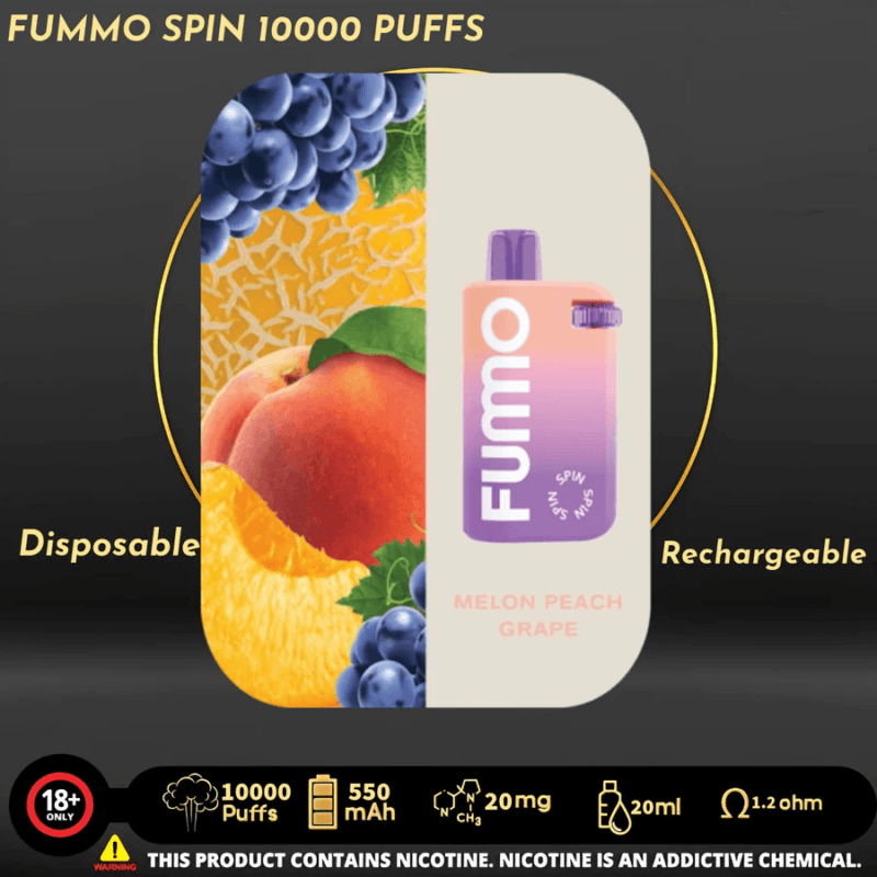 New Fummo Spin 10000 Disposable Vape Best In Uae Vape Shop Dubai Disposable Vape Dubai Uae 8