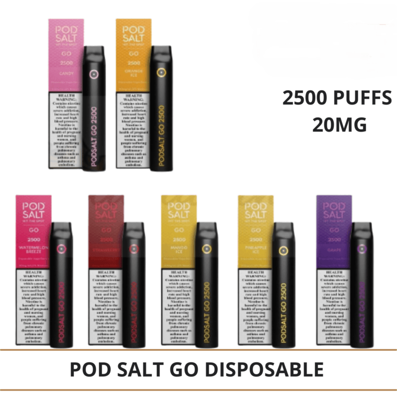 Pod Salt Go 2500 Puffs Disposable Vape In Uae Vape Shop Dubai Disposable Vape Dubai Uae