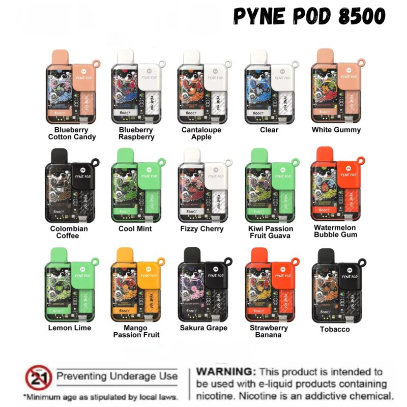 Pynepod Boost 8500 Puffs Disposable Vape