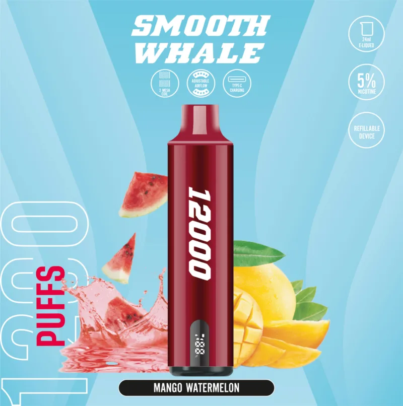 Smooth Whale 12000 Puffs Disposable Vape Best In Uae Vape Shop Dubai Disposable Vape Dubai Uae 5