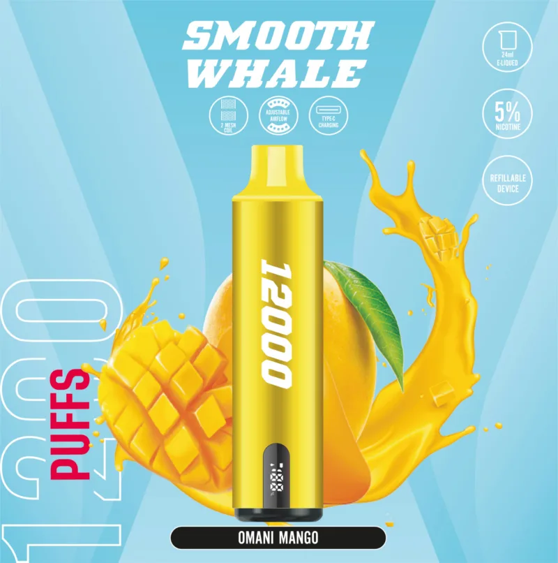 Smooth Whale 12000 Puffs Disposable Vape Best In Uae Vape Shop Dubai Disposable Vape Dubai Uae 9