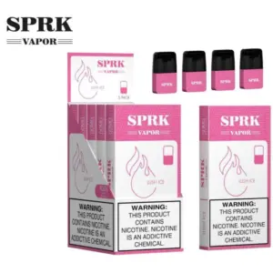 SPRK Vapor Lush Ice Flavor Pods 50mg Compatable With Myle V4 Device