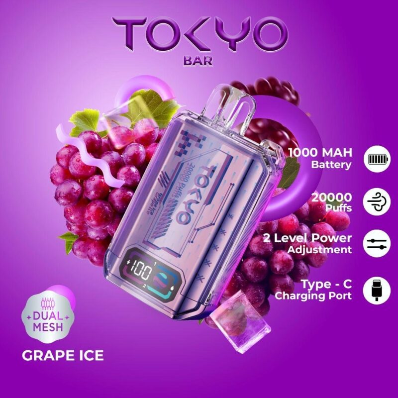 Tokyo Bar 20000 Puffs Disposable Vape 50mg In Uae Vape Shop Dubai Disposable Vape Dubai Uae 3